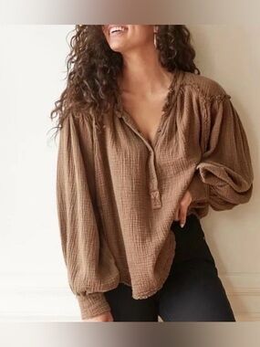 We The Free Beach Day Pullover - Oversized Size XS